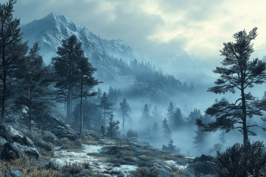 Dragonborn in Skyrim battles a ferocious dragon atop a snowy mountain peak, wielding a mighty sword with flames trailing behind.Bluish magic erupts from the sky as the dragon prepares to breathe fire.