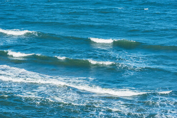 Sea surface at windy day.