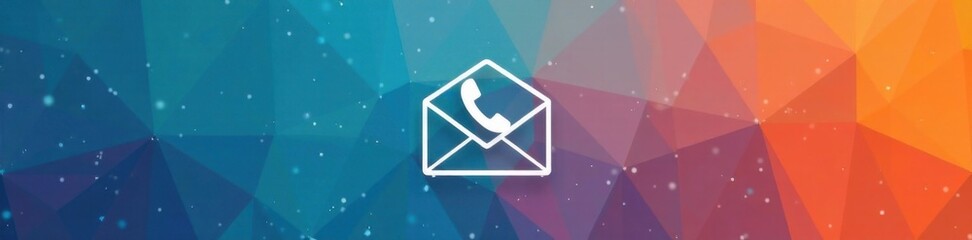 Naklejka premium A Post-it with a white envelope icon and phone on it, workspace, icons on post its