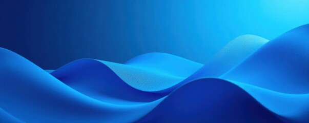 Fototapeta premium Blue abstract background with wavy lines and subtle texture, surreal, texture, ethereal