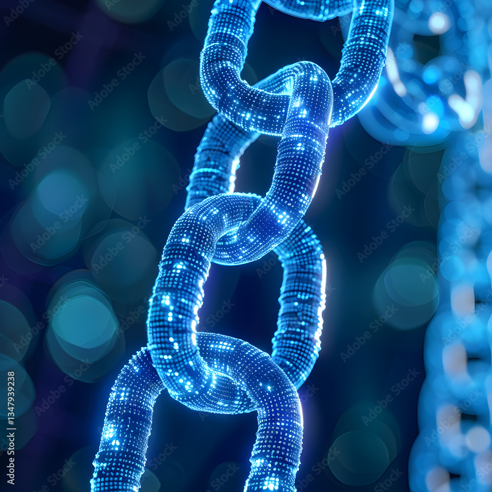 Poster abstract blockchain network: interconnected digital links