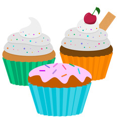 Muffins - Cupcakes - Desserts