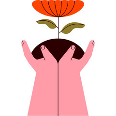 Garden - minimal - illustration