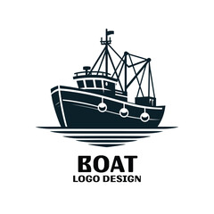 Boat Vector Logo Design