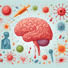 brain infectionand virus