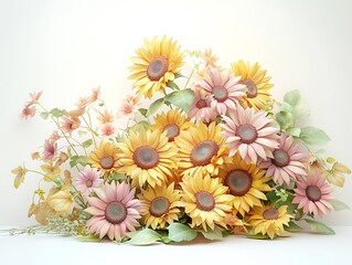 bouquet of yellow flowers
