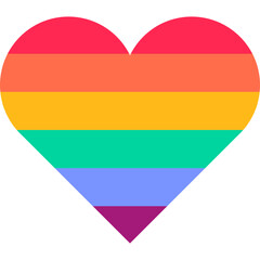 Pride - icons - flat illustration