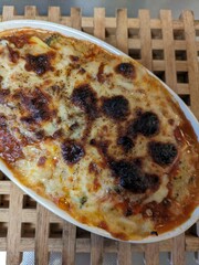  rice gratin on a plate