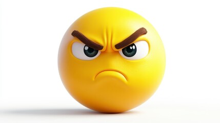 Angry Emoji Face Expression