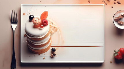 A beautifully designed pudding menu template featuring a stylish layout with mouthwatering dessert images. Ideal for menu design, promotional materials, and digital or print use.