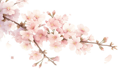 Creative 2D Doodle Floral Illustrations on White Background