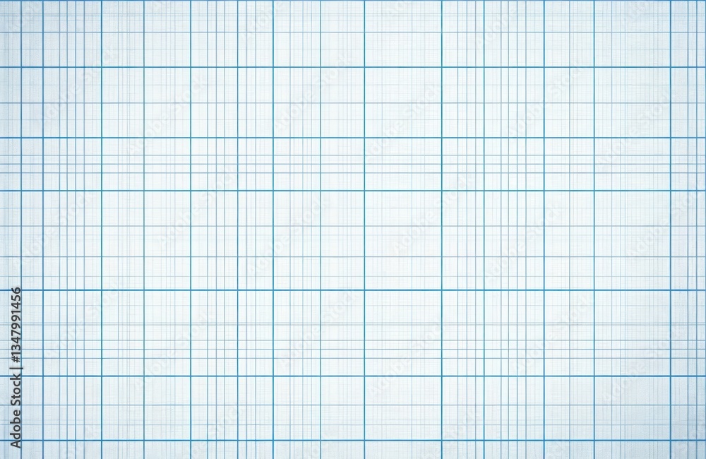 Poster blue plotting graph grid paper background with a lot of lines. ideal for math science, engineering, 