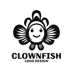Clownfish Vector Logo Design 