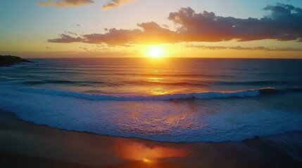 Ocean Sunset: Golden Hour Serenity