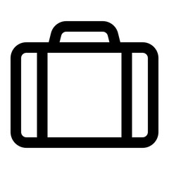 suitcase icon for illustration