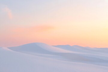 Golden Sand Dunes Stretching Endlessly Under a Perfect Sky