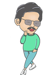 boy in sunglasses