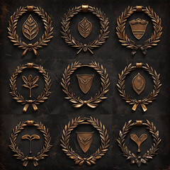 Golden Beer Bottle by Waterfall in a Lush Jungle