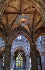 Obraz premium The interior of St Giles Cathedral. Edinburgh. Scotland
