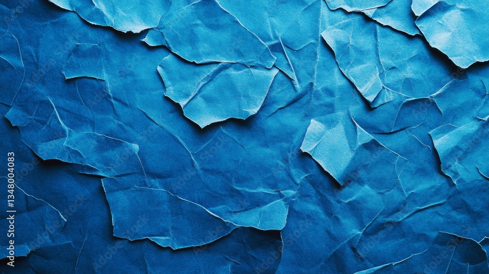 Poster minimalist textured blue paper background with subtle gradients and soft lighting, ideal for design 