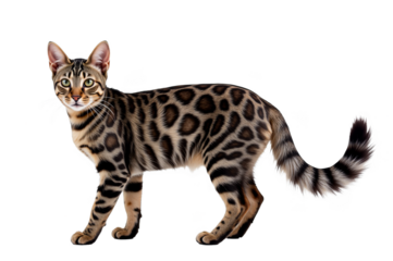 Stunning Cat Portrait High-Quality Digital Render, The cat, with its piercing eyes and graceful movements, embodies both mystery and elegance. Whether as a playful companion or a silent guardian