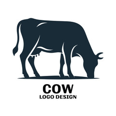 Cow Vector Logo Design
