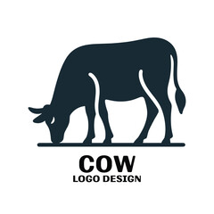 Cow Vector Logo Design
