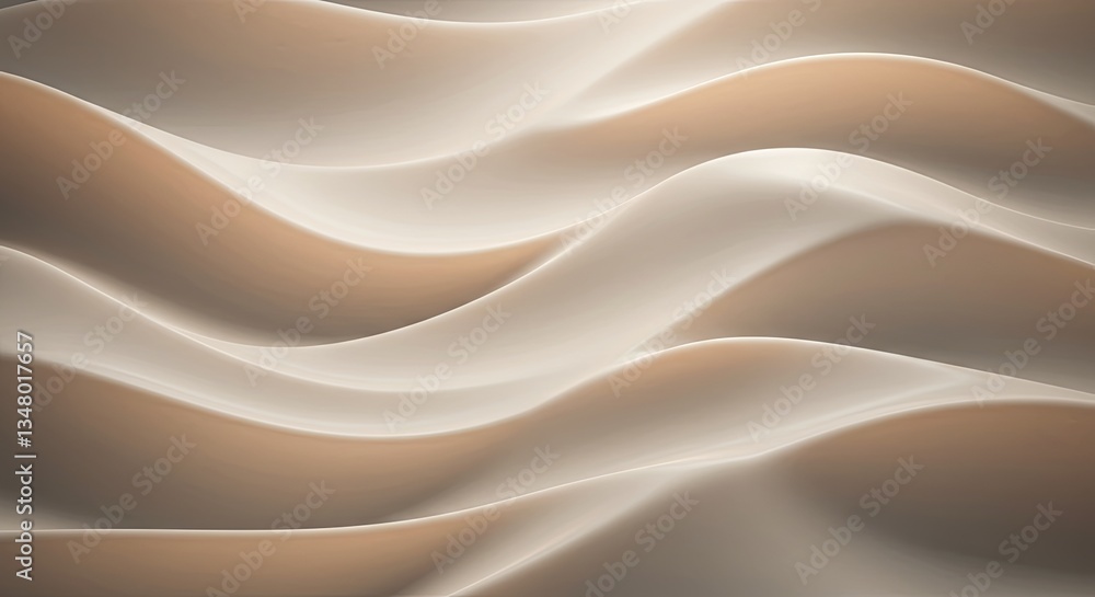 Poster The image is a close up of a wave with a very smooth and soft texture