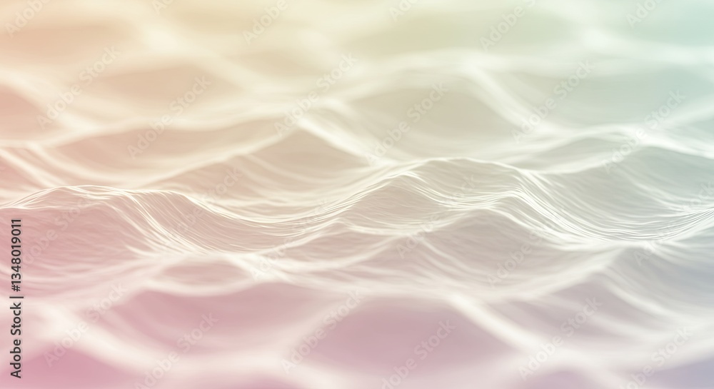 Poster The image is a colorful, abstract representation of ocean waves