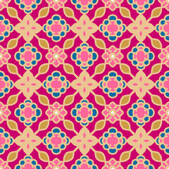 pattern batik flower damask ethnic boho ikat texture tribal geometric background