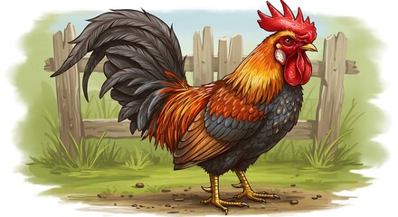 rooster and cock