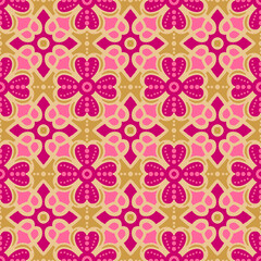 pattern batik flower damask ethnic boho ikat texture tribal geometric background
