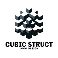 Cubic Struct Vector Logo Design