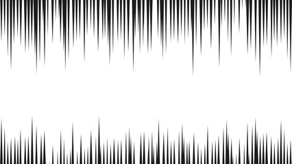 Black comic style lines isolated on white background. Vector illustration. Comic lines, concentrated frame, superhero