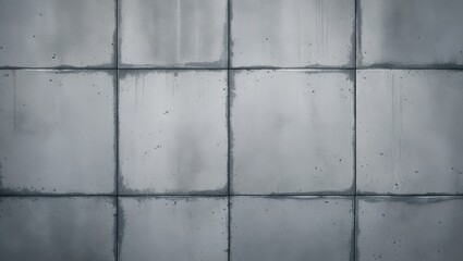 Close-up view of a textured gray concrete wall panel.