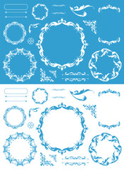 アンティークフレームデザインセット