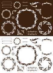 アンティークフレームデザインセット
