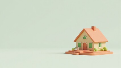 Property investment and house mortgage financial real estate concept