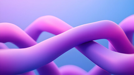 Abstract Purple Wave Lines Background
