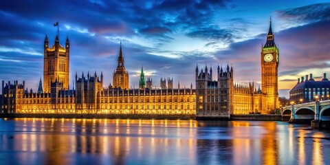 Fototapeta premium Big Ben Palace of Westminster Night London UK