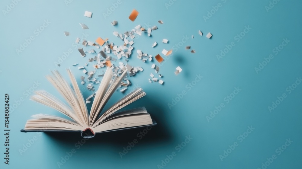 Poster immersive digital learning revolution deconstructed book metaphor revealing knowledge transformation