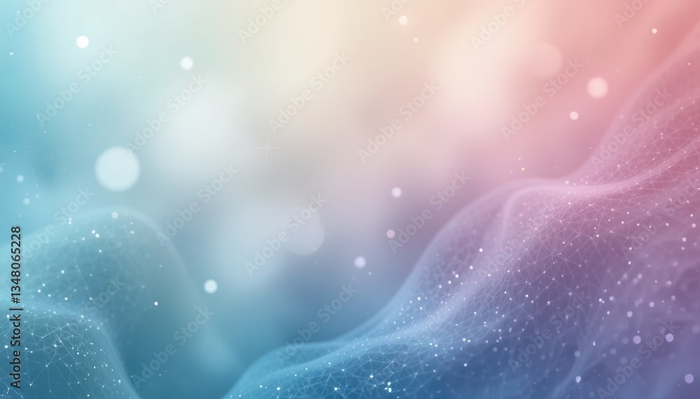 Poster ethereal light patterns digital realm abstract artwork colorful bokeh atmosphere close-up view visua