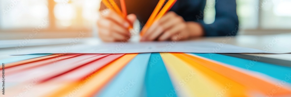 Poster Minimalist Data Visualization Dynamic Color Analytics with Professional Focus - Next-Gen Business Intelligence and Strategic Performance Mapping for Innovative Workspaces
