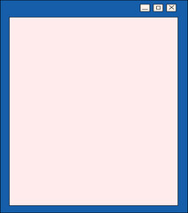 Computer Screen Retro Element Set