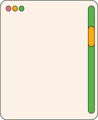 Computer Screen Retro Element Set