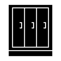 wardrobe black icon