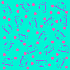 a pattern of different shapes and sizes
