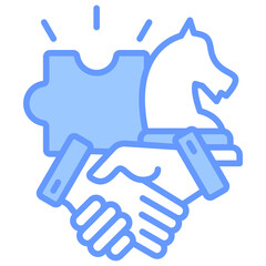 Obraz premium Strategic Alliance Icon