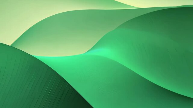 Ripple Backgrounds: Green Abstract Animation for PowerPoint Presentations and 4K Video