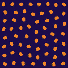 a bunch of oranges are on a blue background